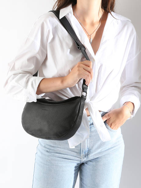Cross Body Tas Manege Leder Etrier Zwart manege EMAN077M ander zicht 1